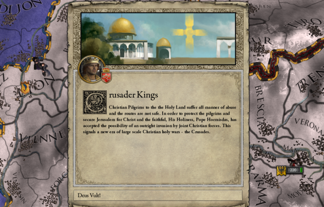 I could be a crusader king too?