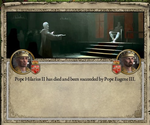 Another year, another pope.